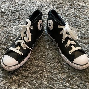 Genuine leather Converse - 6 women’s